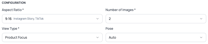Technical Camera Settings and Framing - We've brought all the technical control a fashion photographer has to your digital panel.